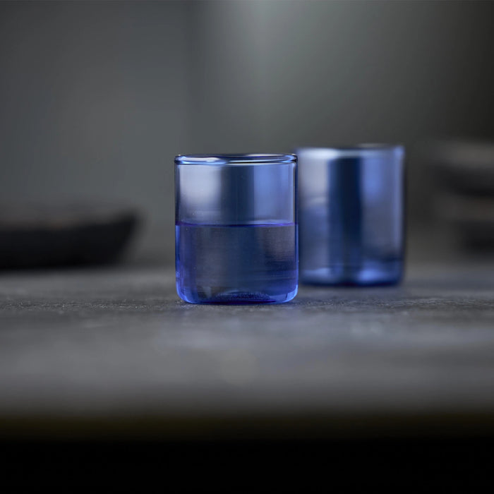 Shot Glass Torino 2 Pcs Blue