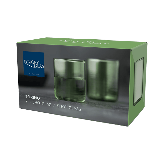 Shot Glass Torino 2 Pcs Green