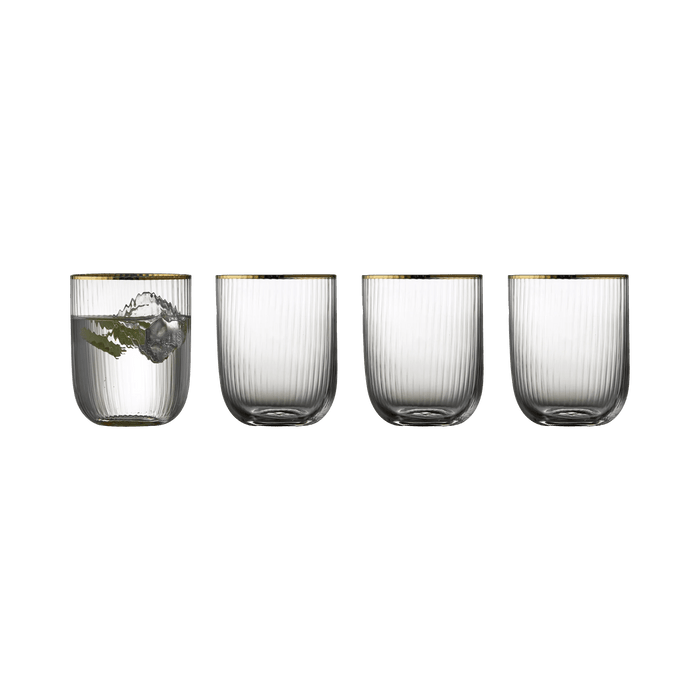 Tumbler Palermo Gold 4 Pcs