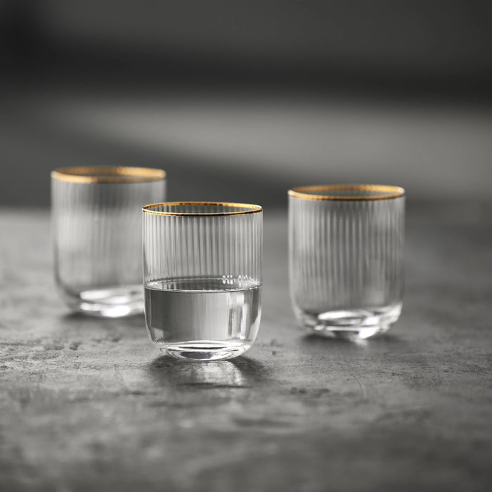 Tumbler Palermo Gold 4 Pcs