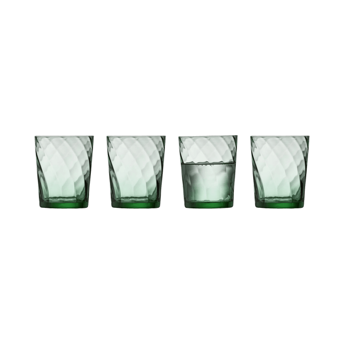 Water Glass Vienna 4 Pcs Green