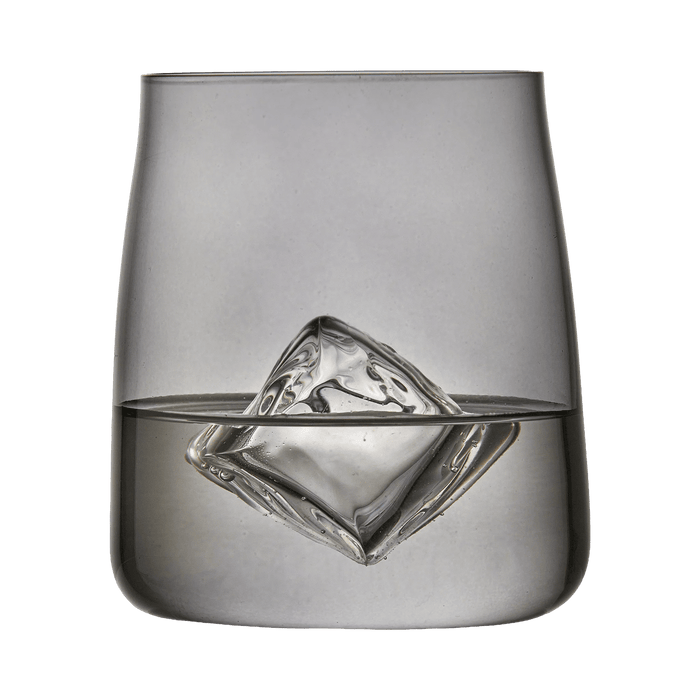 Water Glass Zero 4 Pcs Smoke