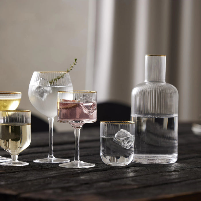 Wine Glass Palermo Gold 4 Pcs