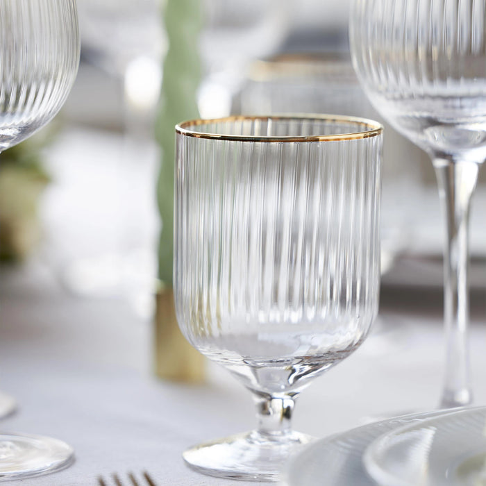 Wine Glass Palermo Gold 4 Pcs