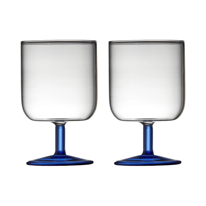 Wine Glass Torino 2 Pcs Clear/Blue
