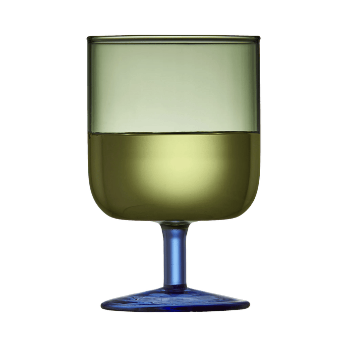 Wine Glass Torino 2 Pcs Green/Blue
