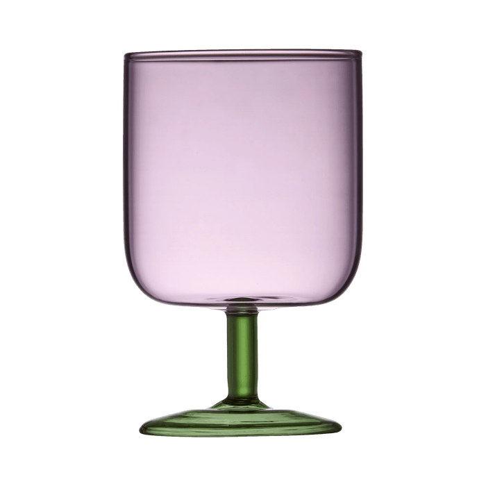 Wine Glass Torino 2 Pcs Pink/Green