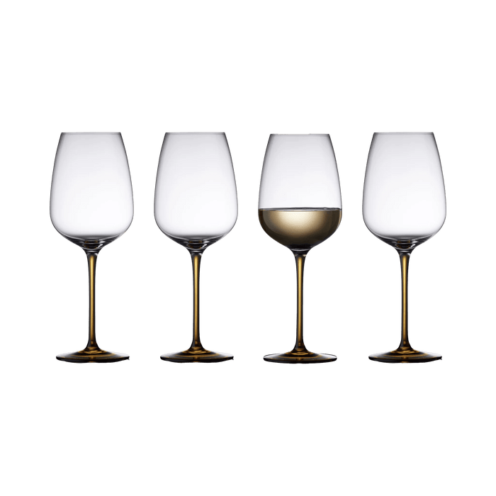 Wine Glass Vienna 4 Pcs Amber