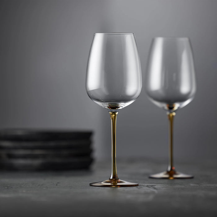 Wine Glass Vienna 4 Pcs Amber