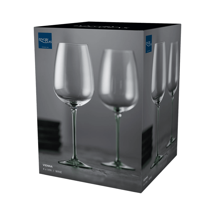 Wine Glass Vienna 4 Pcs Green