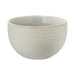 White ceramic bowl with textured surface on a transparent background