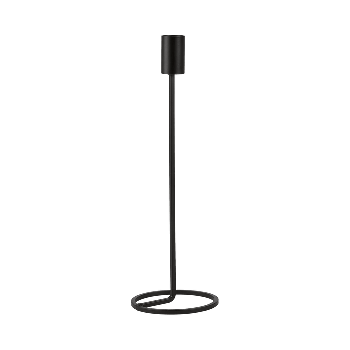 Candlestick Amat Black Iron 9.5x9.5x25.5cm