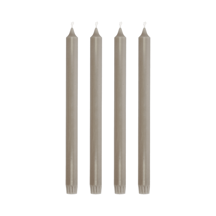 Crowntop Candle Aia 4 Pcs Taupe Stearin