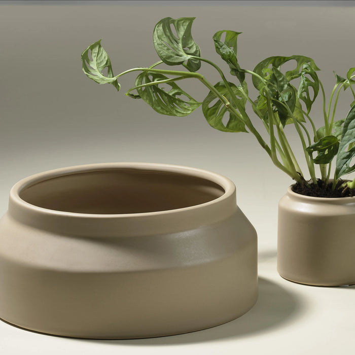 Flowerpot Strat Sand Stoneware