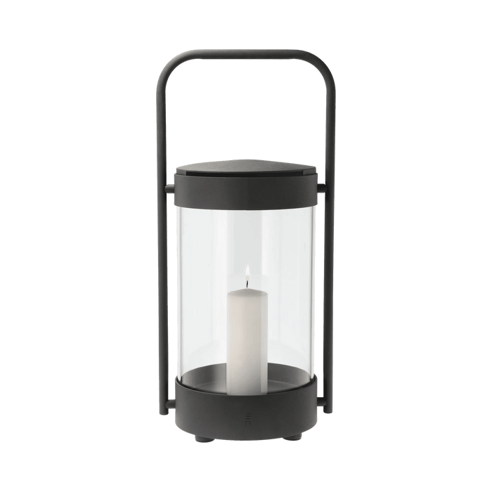 Lantern Ancona Black Iron 23x29x62.7cm