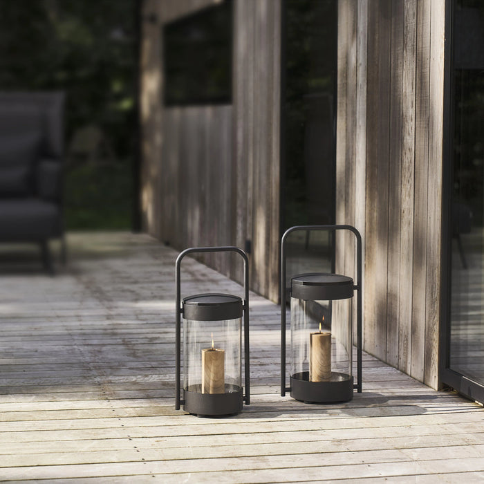 Lantern Ancona Black Iron 23x29x62.7cm