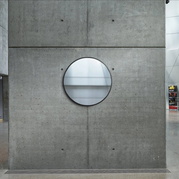 Mirror Vardo Black Iron/Mirror 100x100x1.2cm