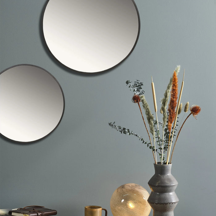 Mirror Vardo Black Iron/Mirror 50x50x1.2cm