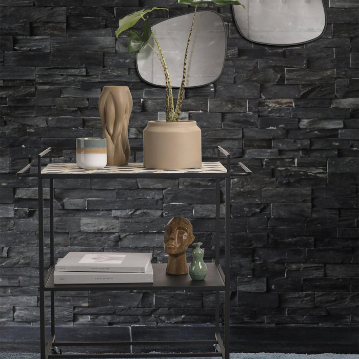 Mirror Venja Black Iron/Mirror 33x40x0.5cm