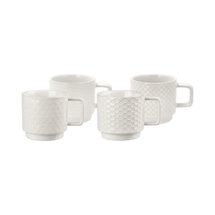 Mug Elstra Stoneware Offwhite 8.3x11.5x8cm