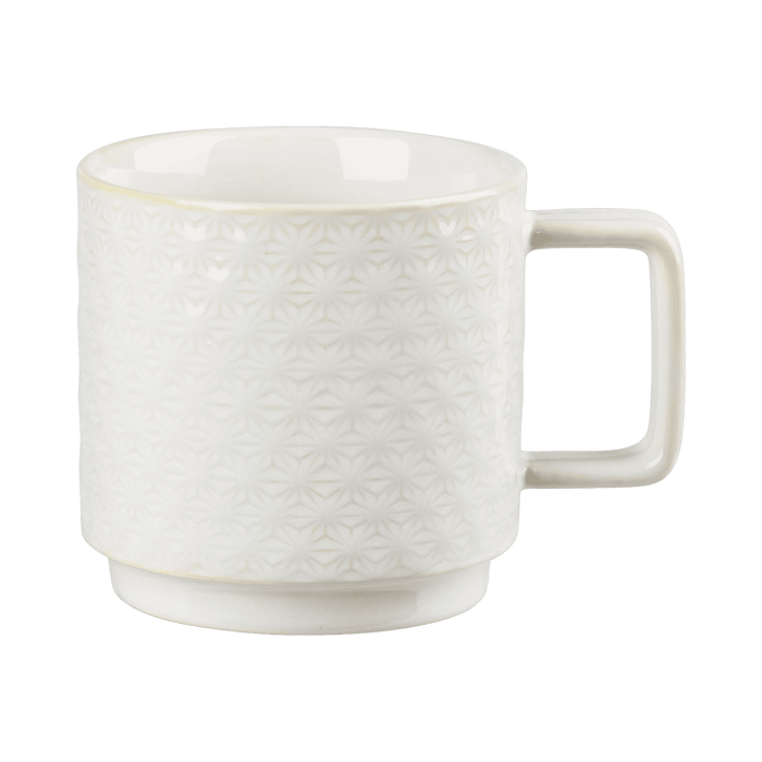 Mug Elstra Stoneware Offwhite 10x13.8x9.7cm
