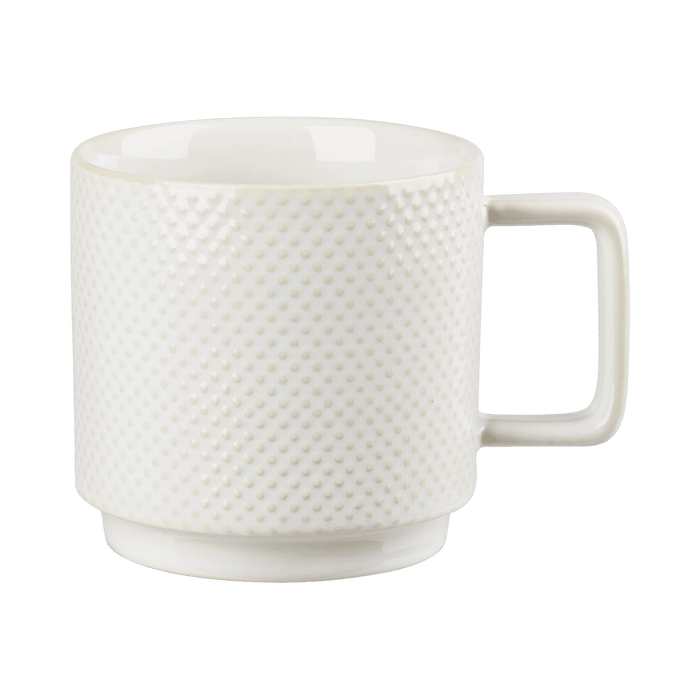 Mug Elstra Stoneware Offwhite 10x13.8x9.7cm