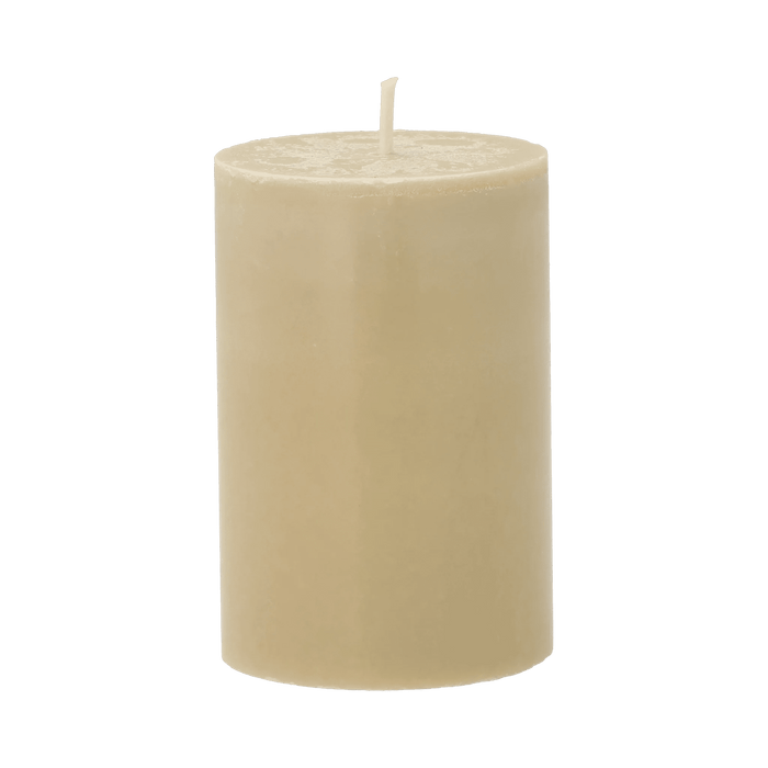 Pillar Candle Trae Camel Stearin 6x6x9cm