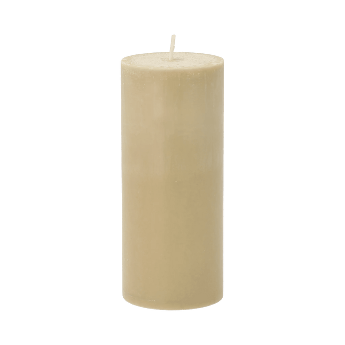 Pillar Candle Trae Camel Stearin 6x6x14cm