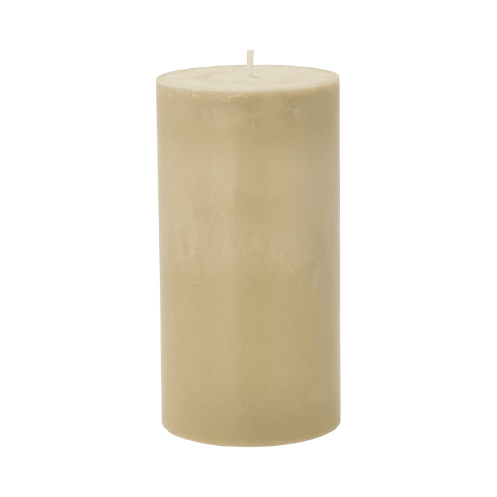 Pillar Candle Trae Camel Stearin 7.8x7.8x15cm