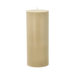Beige cylindrical candle on a transparent background