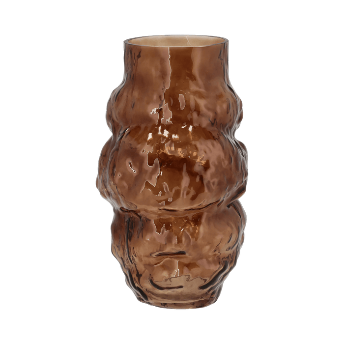 Vase Baks Brown Glass