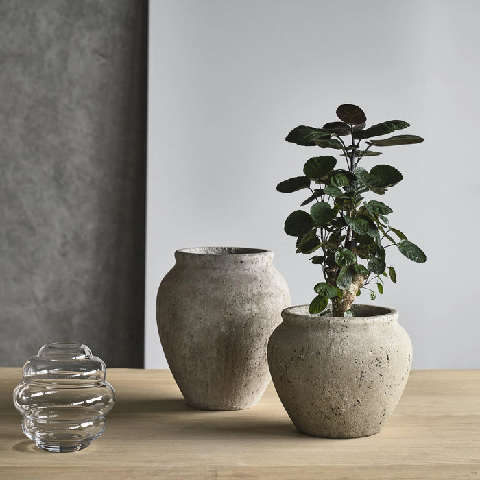 Vase Bubble Clear Glass 20x20x20.5cm