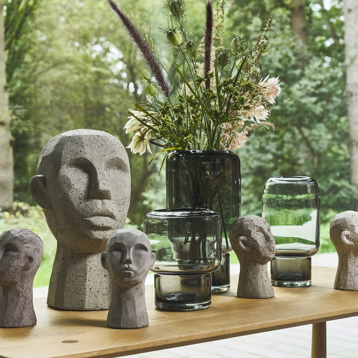 Vase Hoej Grey Glass