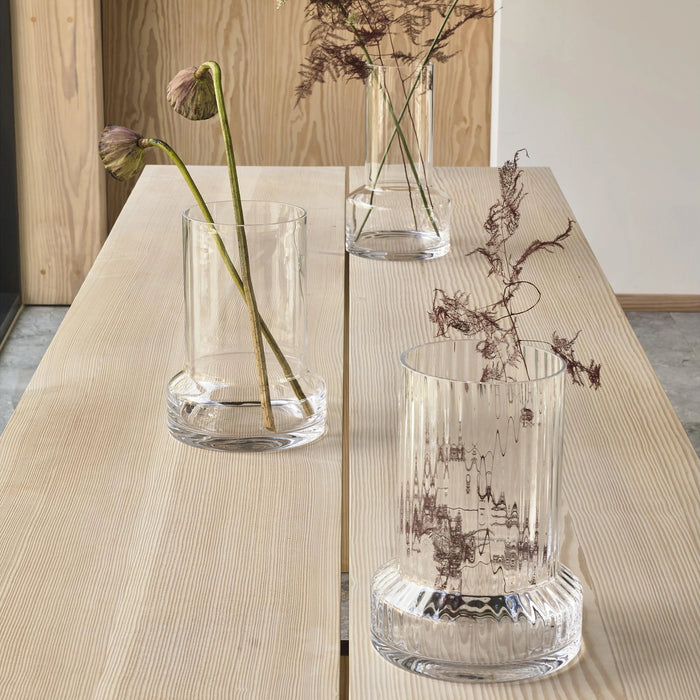 Vase Hvils Clear Glass 21x21x29cm