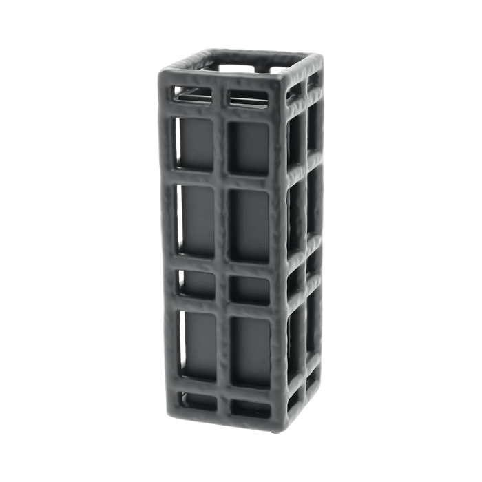Vase Lyst Black Polyresin