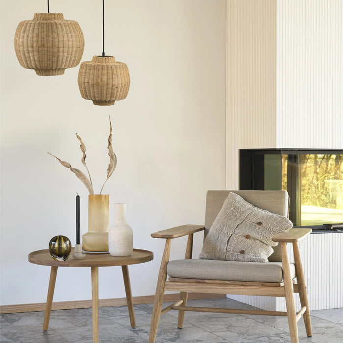Vase Otea Brown/Black Glass