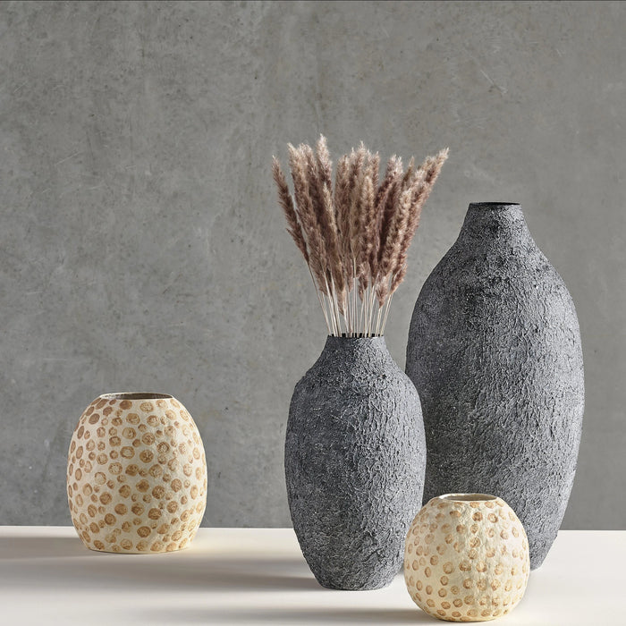 Vase Torden Black Iron 30x30x62.5cm