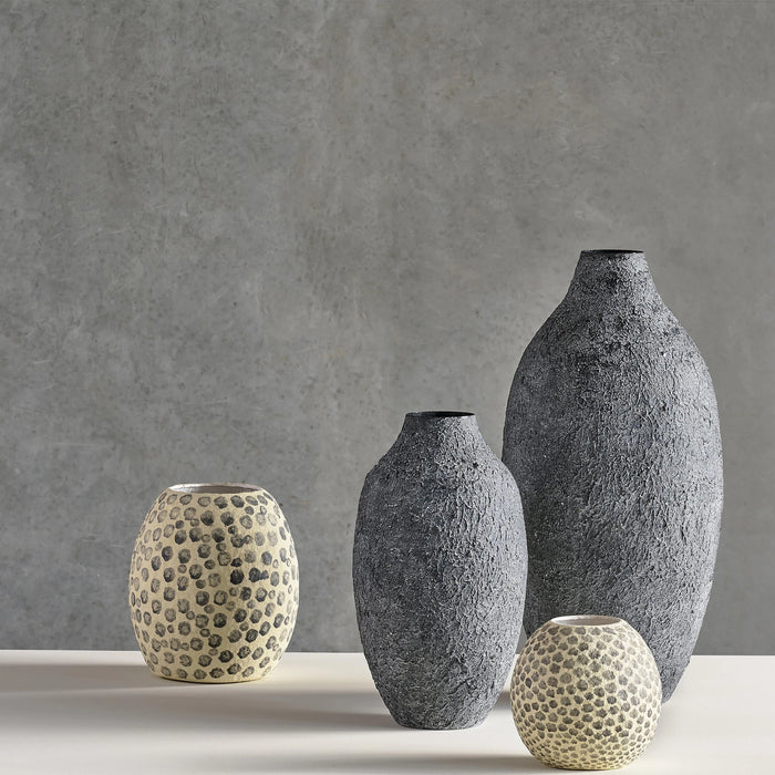 Vase Torden Black Iron 30x30x62.5cm
