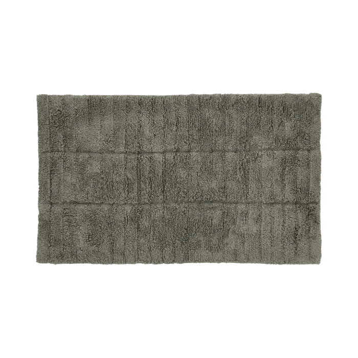 Bath Mat Olive Green Tiles