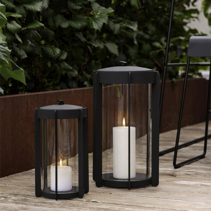 Lantern Firefly Black 21.5x21.5x35cm