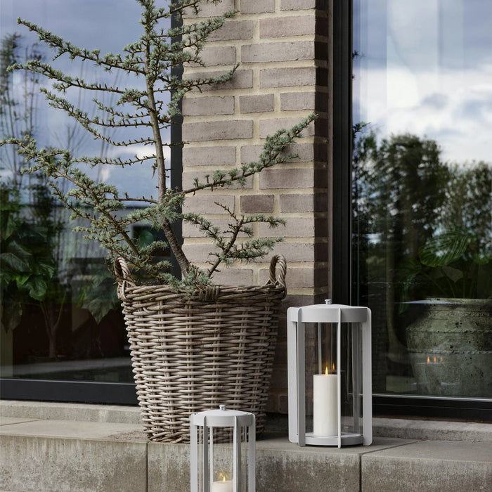 Lantern Firefly Soft Grey 15.3x15.3x25cm