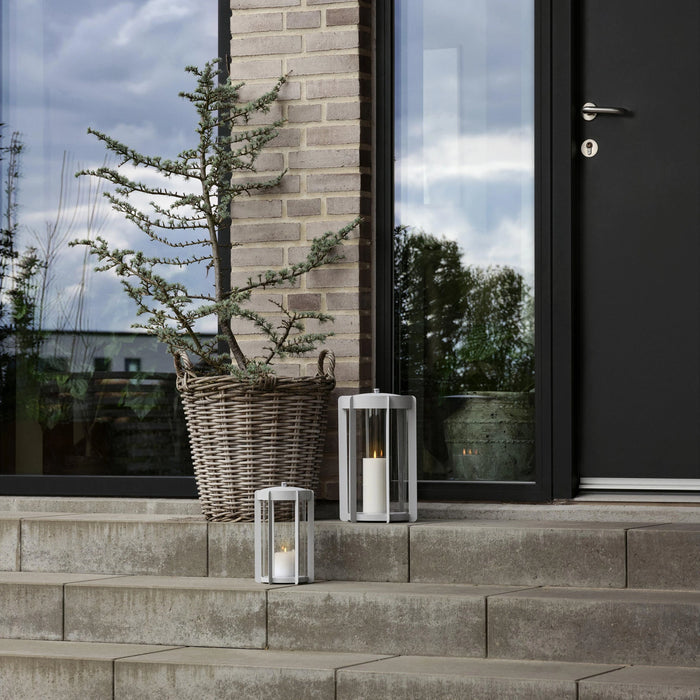 Lantern Firefly Soft Grey 15.3x15.3x25cm