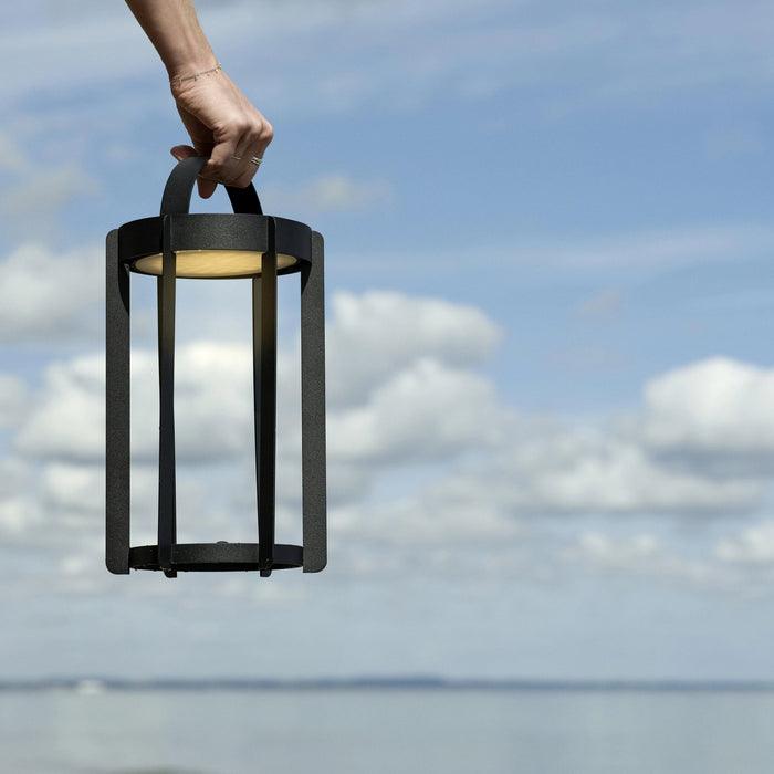 Lantern Led Firefly Black Aluminum