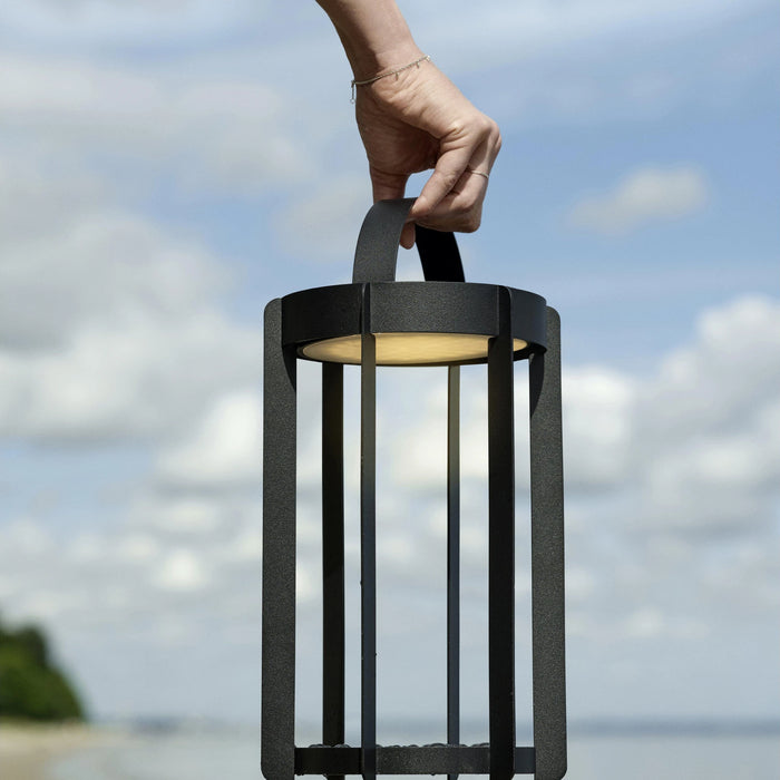 Lantern Led Firefly Black Aluminum