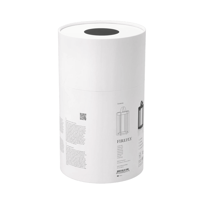 Lantern Led Firefly Black Aluminum