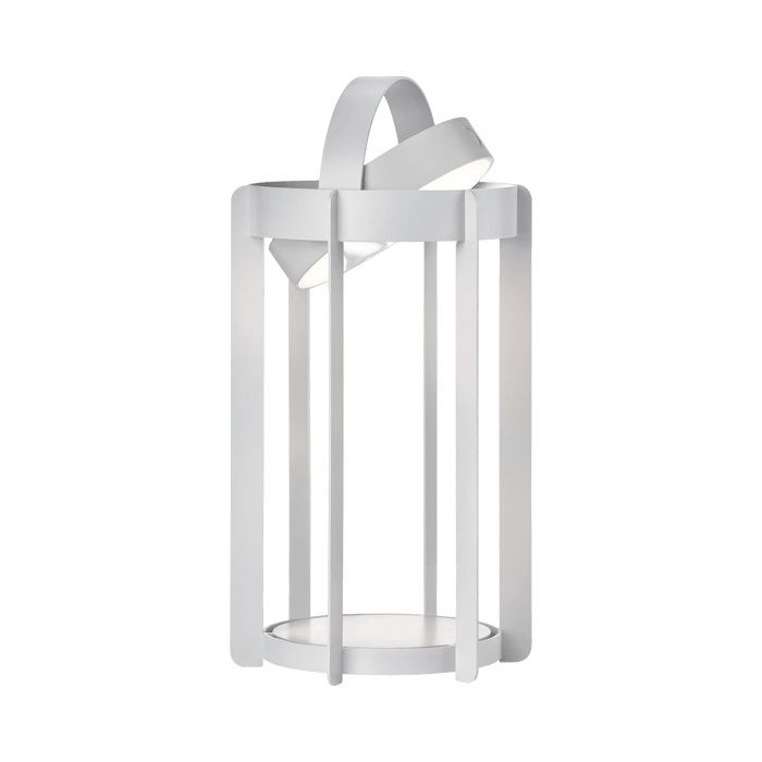 Lantern Led Firefly Soft Grey Aluminum