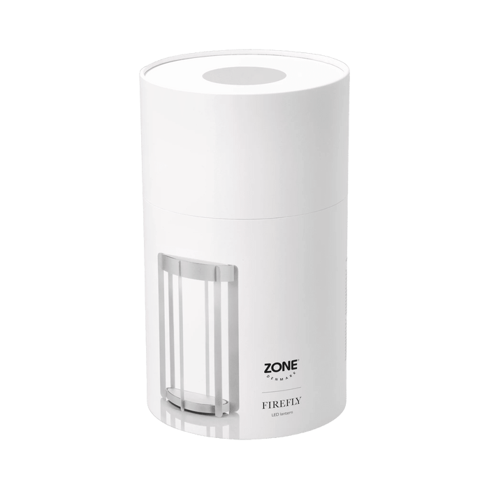Lantern Led Firefly Soft Grey Aluminum