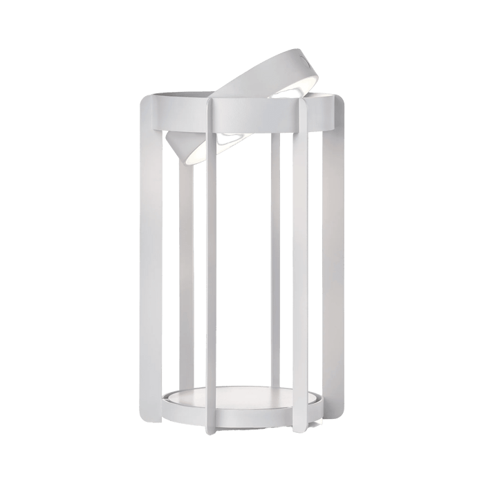 Lantern Led Firefly Soft Grey Aluminum