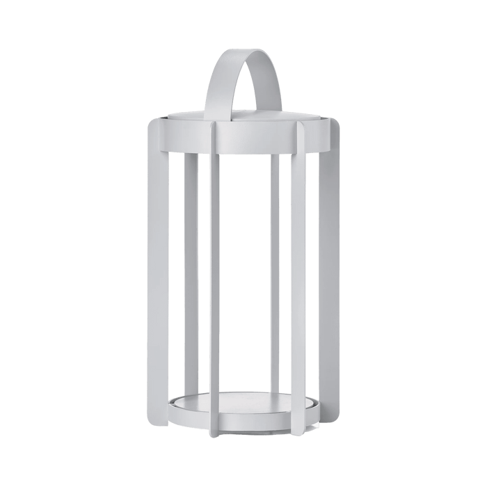 Lantern Led Firefly Soft Grey Aluminum