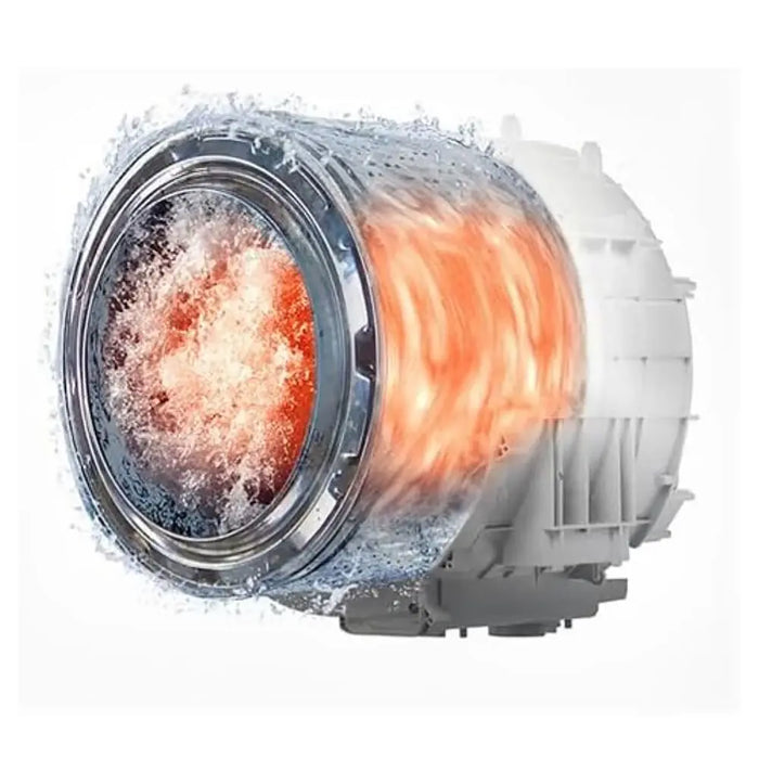 Hitachi 8KG Front Load Washing Machine | 1200 RPM | 10-Year Warranty on Inverter Motor | 16 Programs | Fully Automatic Washer | Intelligent Sensor System | LED Multifunctional Display | Dark Gray | BD-802HVOS EROS